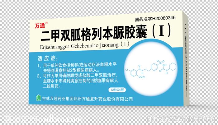 二甲双胍格列本脲胶囊图片素材-编号NO:20210911155808