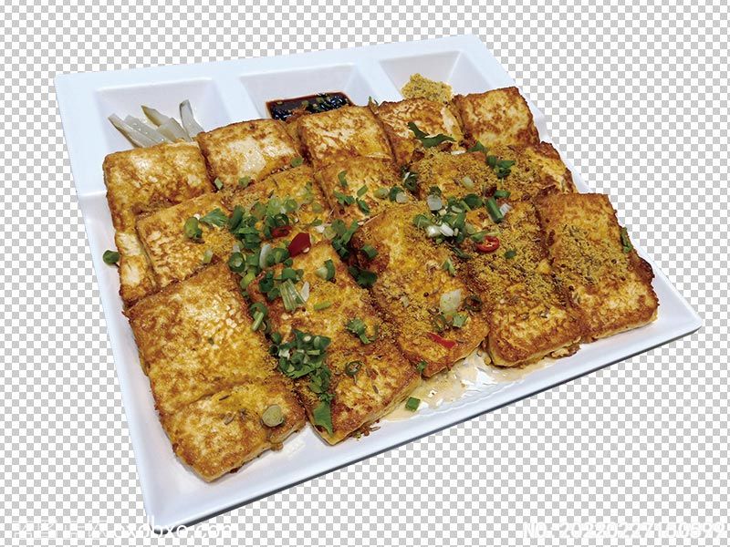 香煎豆腐美食活层免扣图片美食素材_作品编号：20220227150599(图1)