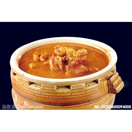 顶锅牛尾菜谱湘菜系列美食菜牌素材_作品编号NO:20200605094005