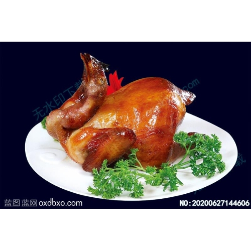 港式脆皮鸡菜谱湘菜系列美食菜牌素材_作品编号NO:20200627144606