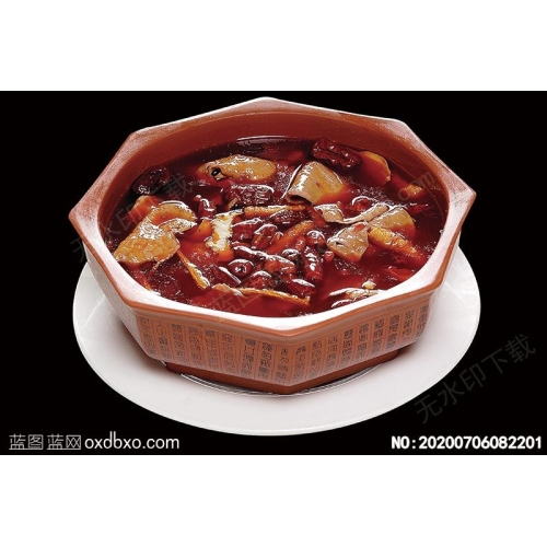 滋补鸭血腰片菜谱湘菜系列美食菜牌素材_作品编号NO:20200706082201