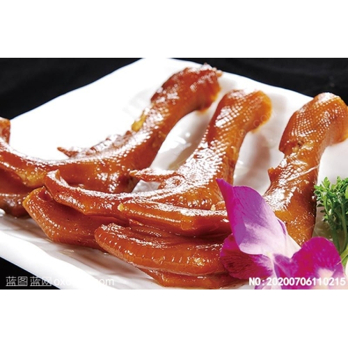 卤水鸭掌菜谱湘菜系列美食菜牌素材_作品编号NO:20200706110215