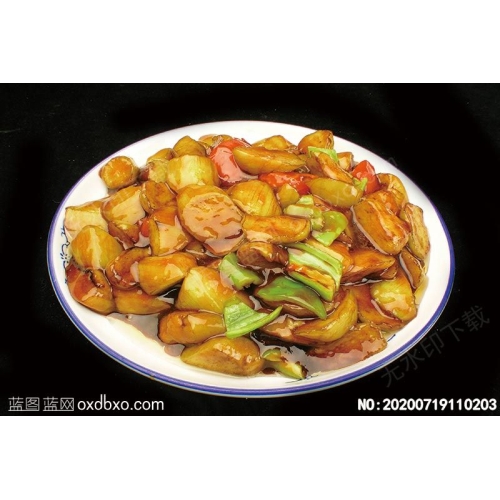 烧茄子菜谱湘菜系列美食菜牌素材_作品编号NO:20200719110203