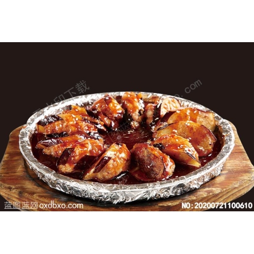 烧汁紫茄菜谱湘菜系列美食菜牌素材_作品编号NO:20200721100610