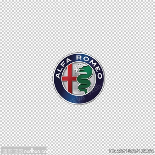 阿尔法罗密欧logo汽车标识PNG标志素材_作品编号NO:20210226175090
