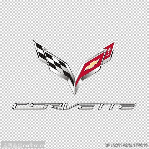 克尔维特logo汽车标识PNG标志素材_作品编号NO:20210226175019