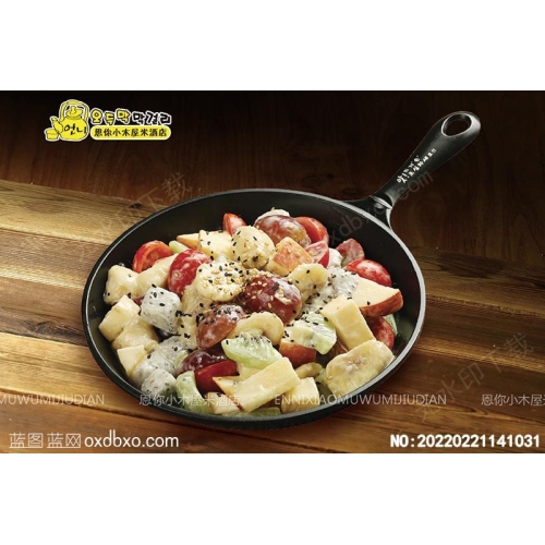 水果沙拉韩式美食图片韩餐系列韩食素材_作品编号：20220221141031