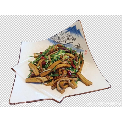 韭菜炒豆干美食活层免扣图片美食素材_作品编号：20220227150296