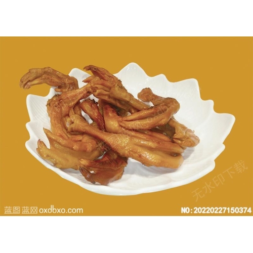 卤鹅掌美食活层免扣图片美食素材_作品编号：20220227150374