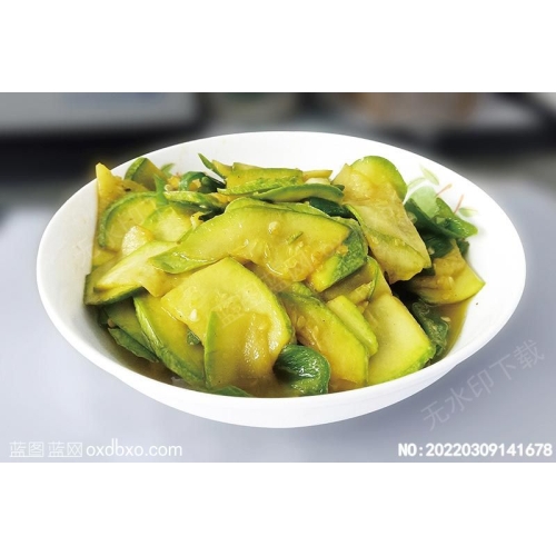 西葫芦炒鸡蛋炒西葫芦鸡蛋炒角瓜炒鸡蛋原创美食菜谱摄影图片素材_作品编号：20220309141678