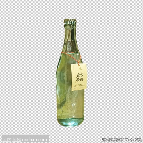 富裕老酒白酒免抠PNG素材_素材编号：20220317101782