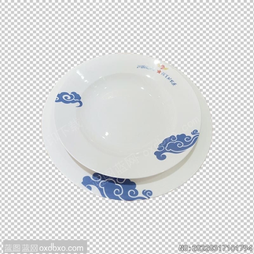 古典云纹盘子免抠PNG素材_素材编号：20220317101794