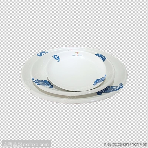 古典云纹盘子免抠PNG素材_素材编号：20220317101795