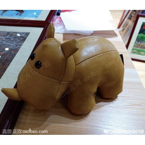 布艺河马摆件摄影素材编号:20220403134705