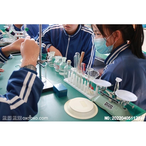 做化学实验的中学生做化学实验摄影素材编号:20220405112747
