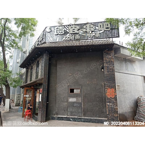 灰墙灰瓦老北京建筑风格北京街角北京街头摄影摄影素材编号:20220408113204