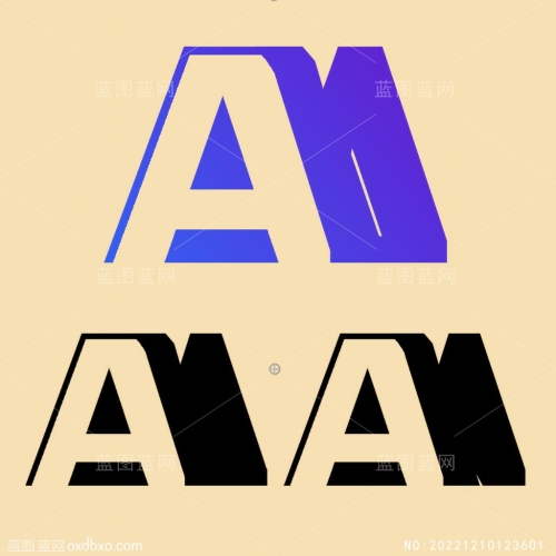 AM造型设计logo设计ma造型ma英文字母设计素材编号_NO:20221210123601
