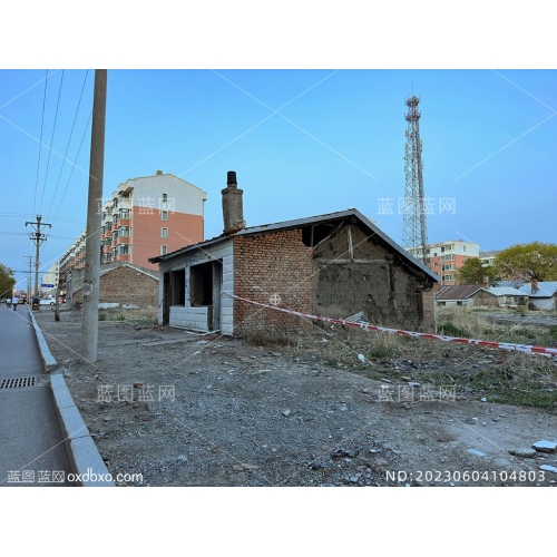拜泉县南三西二道街棚户区改造拆迁老旧东北民房平房老房子破房子_NO20230604104803