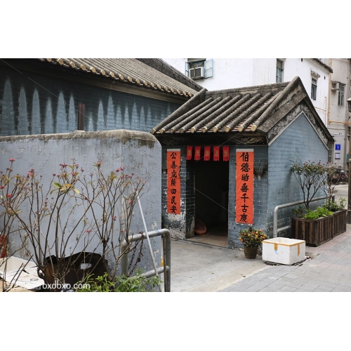 深圳中英街老街 民宅 民房 老房子 风景 风光 景观 商业摄影 商用素材
