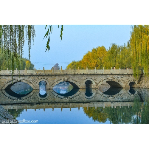 河北邯郸学步桥 商业摄影商用图片素材