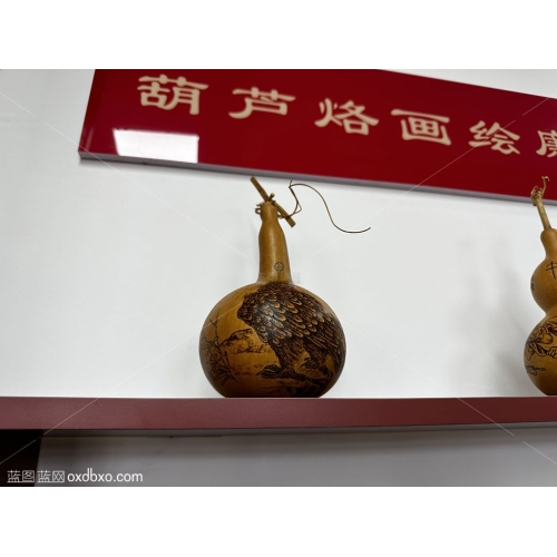 雄鹰烫画葫芦烙画民间艺术工艺品摄影免费民间工艺品图片