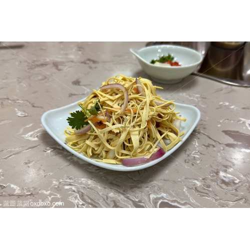 小菜炝拌菜炝干豆腐丝美食摄影素材