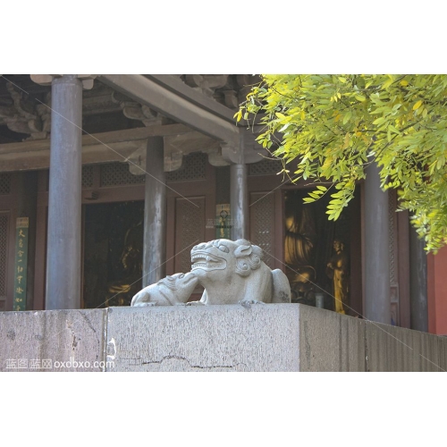 山西 大同 华严寺 石狮子