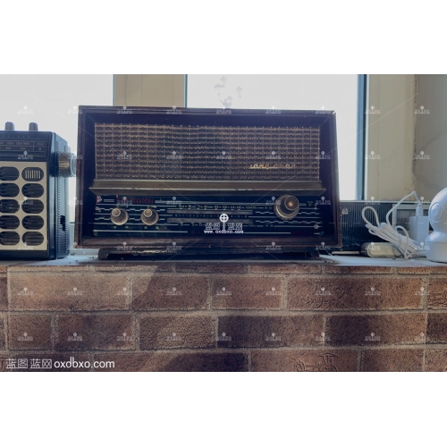 老旧老式复古怀旧收音机商用摄影素材